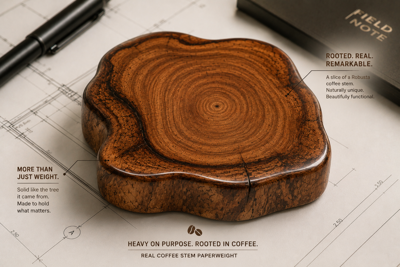 Coffee Stem Paperweight