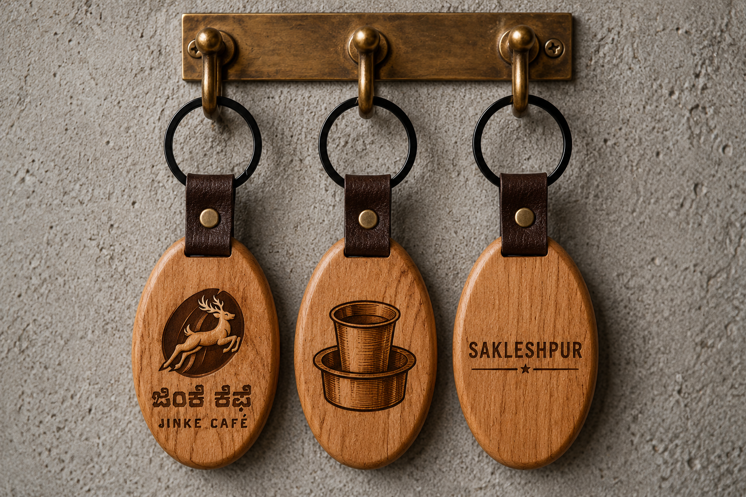 Wooden Key Chain